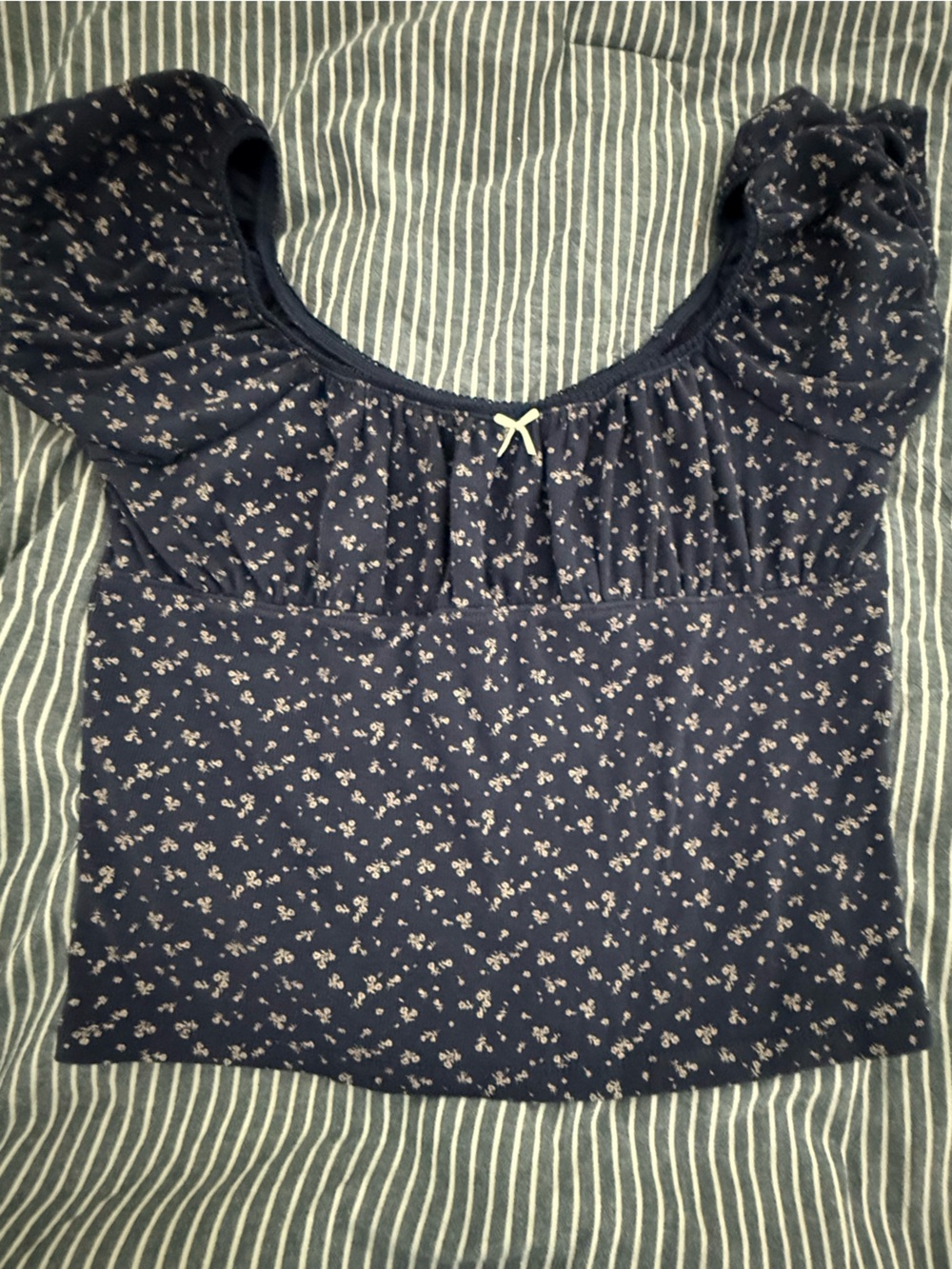 Aeropostale Navy Floral Skirted Shorts for Girls